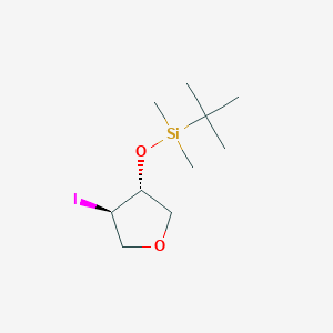 tert-butyl-[(3R,4R)-4-iodooxolan-3-yl]oxy-dimethylsilane