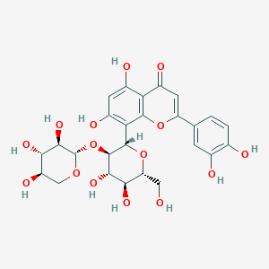 molecular formula C26H28O15 B14082548 Adonivernithol 