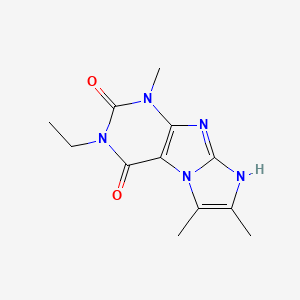 3-ethyl-1,6,7-trimethyl-1H-imidazo[2,1-f]purine-2,4(3H,8H)-dione