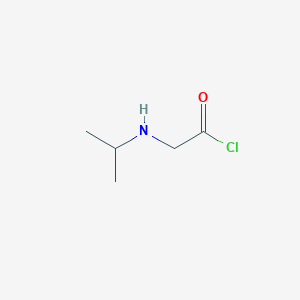 molecular formula C5H10ClNO B1408259 2-(Isopropylamino)acetyl chloride CAS No. 1353941-04-4