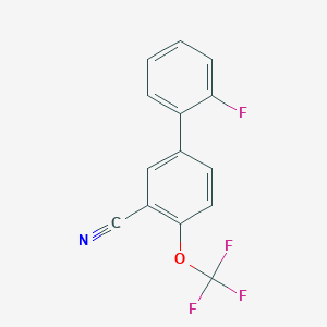 2'-Fluoro-4-(trifluoromethoxy)-[1,1'-biphenyl]-3-carbonitrile