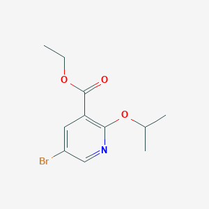 Ethyl 5-bromo-2-(propan-2-yloxy)pyridine-3-carboxylate