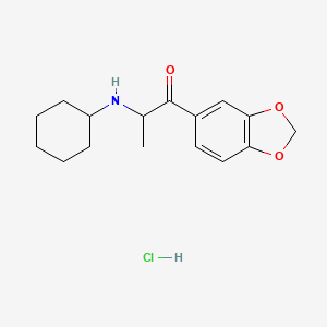 3,4-Methylenedioxy-alpha-Cyclohexylaminopropiophenone (hydrochloride)