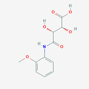 molecular formula C11H13NO6 B1408269 (2R,3R)-2,3-二羟基-3-[(2-甲氧基苯基)氨基甲酰基]丙酸 CAS No. 157376-32-4