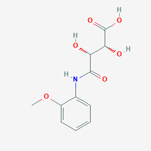 B1408269 (2R,3R)-2,3-dihydroxy-3-[(2-methoxyphenyl)carbamoyl]propanoic acid CAS No. 157376-32-4