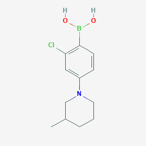 (2-Chloro-4-(3-methylpiperidin-1-yl)phenyl)boronic acid