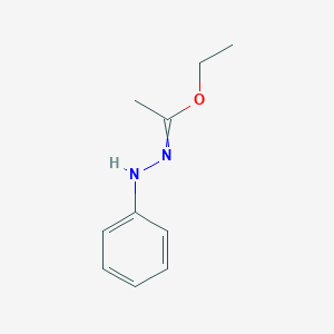 molecular formula C10H14N2O B14082828 Ethyl N-phenylethanehydrazonate CAS No. 68175-73-5