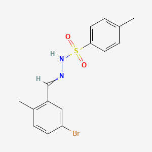 N-[(5-bromo-2-methylphenyl)methylideneamino]-4-methylbenzenesulfonamide