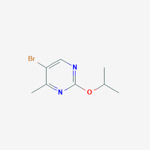 molecular formula C8H11BrN2O B1408288 5-Bromo-2-isopropoxy-4-methylpyrimidine CAS No. 1896867-78-9