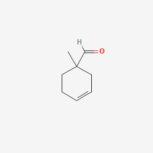 molecular formula C8H12O B14082882 1-Methyl-3-cyclohexene-1-carbaldehyde CAS No. 931-96-4