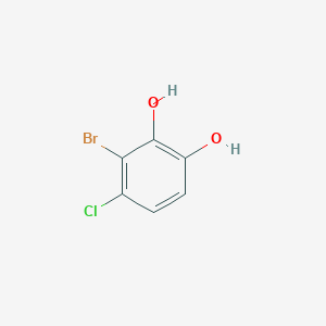 3-Bromo-4-chlorobenzene-1,2-diol