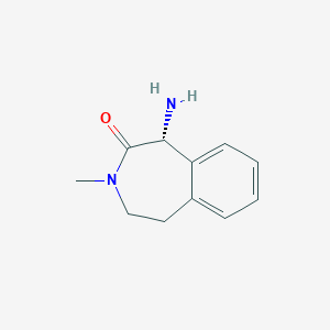 (R)-1-amino-3-methyl-1,3,4,5-tetrahydro-2H-benzo[d]azepin-2-one