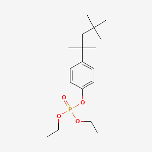 molecular formula C18H31O4P B14082921 Diethyl 4-(2,4,4-trimethylpentan-2-yl)phenyl phosphate CAS No. 102176-31-8