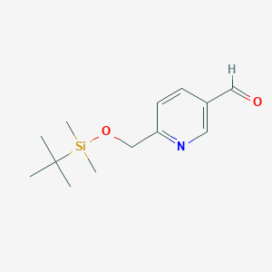 6-(((tert-Butyldimethylsilyl)oxy)methyl)nicotinaldehyde