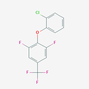 2-(2-Chlorophenoxy)-1,3-difluoro-5-(trifluoromethyl)benzene