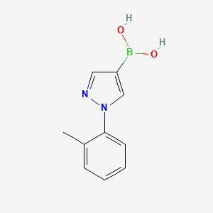 molecular formula C10H11BN2O2 B14082951 (1-(o-Tolyl)-1H-pyrazol-4-yl)boronic acid 