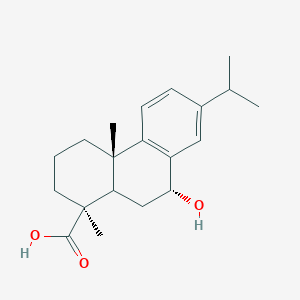 molecular formula C20H28O3 B14082978 7-Hydroxy-8,11,13-abietatrien-19-oic acid 