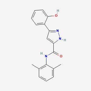 N-(2,6-dimethylphenyl)-5-(2-hydroxyphenyl)-1H-pyrazole-3-carboxamide