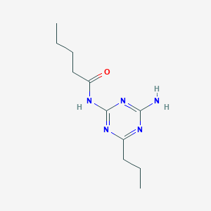 Pentanamide, N-(4-amino-6-propyl-1,3,5-triazin-2-yl)-