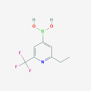 (2-Ethyl-6-(trifluoromethyl)pyridin-4-yl)boronic acid