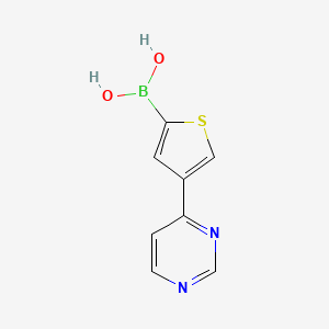 (4-(Pyrimidin-4-yl)thiophen-2-yl)boronic acid