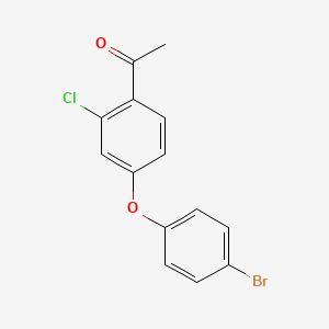 1-(4-(4-Bromophenoxy)-2-chlorophenyl)ethan-1-one