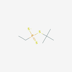 molecular formula C6H14PS3- B14083151 tert-Butyl ethylphosphonotrithioate CAS No. 102097-55-2