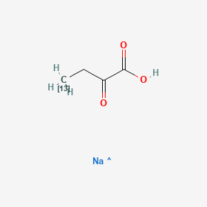 Alpha-Ketobutyric Acid, Sodium Salt (Methyl-13C, 99%)