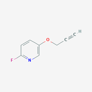 molecular formula C8H6FNO B1408323 2-Fluoro-5-prop-2-ynyloxy-pyridine CAS No. 1545261-29-7