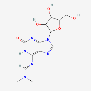 N'-[9-[3,4-dihydroxy-5-(hydroxymethyl)oxolan-2-yl]-2-oxo-1H-purin-6-yl]-N,N-dimethylmethanimidamide