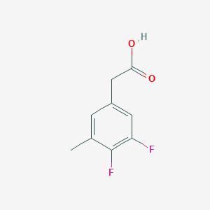 molecular formula C9H8F2O2 B1408327 3,4-Difluoro-5-methylphenylacetic acid CAS No. 1806269-80-6