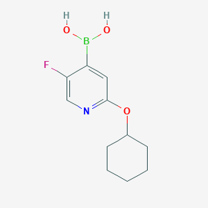 (2-(Cyclohexyloxy)-5-fluoropyridin-4-yl)boronic acid