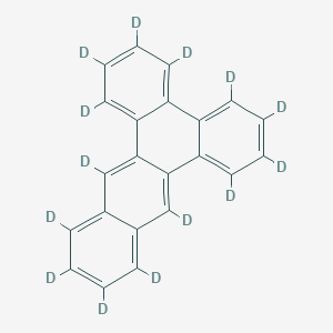 molecular formula C22H14 B14083424 1,2,3,4,5,6,7,8,9,10,11,12,13,14-tetradecadeuteriobenzo[b]triphenylene 