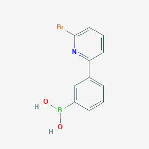 molecular formula C11H9BBrNO2 B14083513 (3-(6-Bromopyridin-2-yl)phenyl)boronic acid 