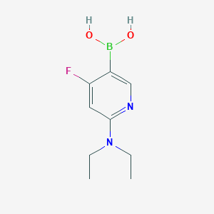 (6-(Diethylamino)-4-fluoropyridin-3-yl)boronic acid