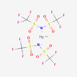 Bis(trifluoromethylsulfonyl)azanide;mercury(2+)