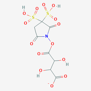 Butanedioic acid,2,3-dihydroxy-, 1,4-bis(2,5-dioxo-3-sulfo-1-pyrrolidinyl) ester