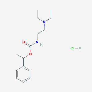 1-Phenylethyl (2-(diethylamino)ethyl)carbamate hydrochloride