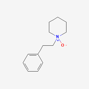 molecular formula C13H19NO B14083699 Piperidine, 1-(2-phenylethyl)-, 1-oxide CAS No. 102161-51-3