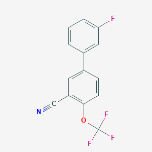 3'-Fluoro-4-(trifluoromethoxy)-[1,1'-biphenyl]-3-carbonitrile