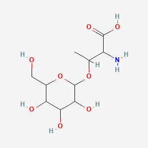 2-Amino-3-[3,4,5-trihydroxy-6-(hydroxymethyl)oxan-2-yl]oxybutanoic acid