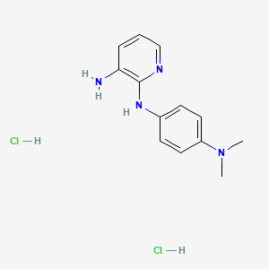 molecular formula C13H18Cl2N4 B1408389 N2-(4-(dimethylamino)phenyl)pyridine-2,3-diamine dihydrochloride CAS No. 1820735-09-8