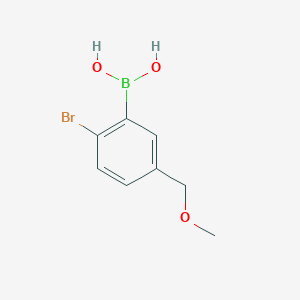 (2-Bromo-5-(methoxymethyl)phenyl)boronic acid