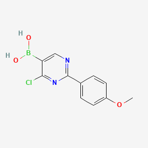 (4-Chloro-2-(4-methoxyphenyl)pyrimidin-5-yl)boronic acid