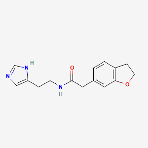 2,3-Dihydro-N-[2-(1H-imidazol-5-yl)ethyl]-6-benzofuranacetamide