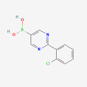 (2-(2-Chlorophenyl)pyrimidin-5-yl)boronic acid