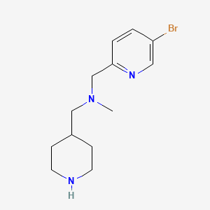 molecular formula C13H20BrN3 B1408410 [(5-Bromopyridin-2-yl)methyl](methyl)[(piperidin-4-yl)methyl]amine CAS No. 1989398-04-0
