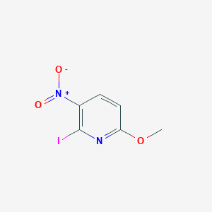 molecular formula C6H5IN2O3 B1408413 2-碘-6-甲氧基-3-硝基吡啶 CAS No. 1600094-08-3