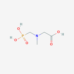 molecular formula C4H10NO5P B140842 N-甲基-N-(膦酰甲基)甘氨酸 CAS No. 24569-83-3