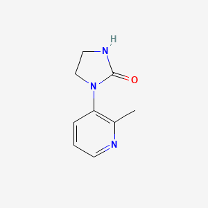 molecular formula C9H11N3O B1408420 1-(2-甲基吡啶-3-基)咪唑烷-2-酮 CAS No. 1545260-36-3